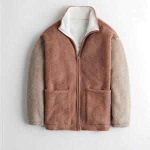 SOLD Hollister Reversible Sherpa